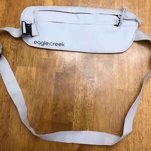Eagle Creek Undercover RFID Money Belt Travel Security Wallet Gray $28 OBO